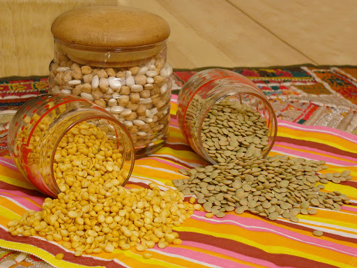 split pea and lentils