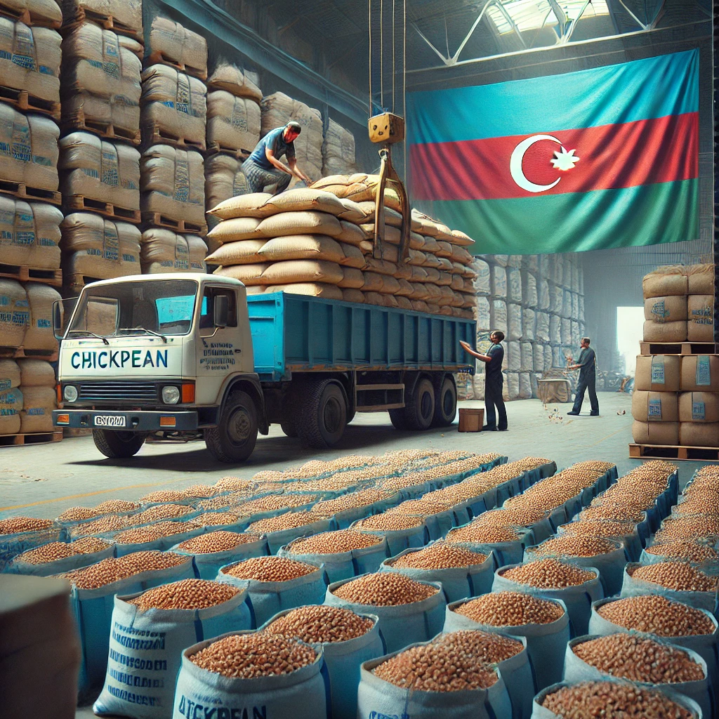 صادرات نخود به جمهوری آذربایجان